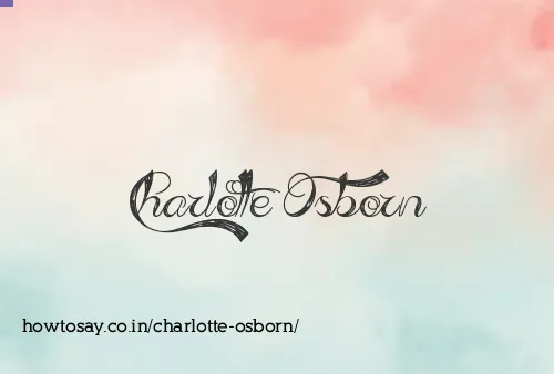 Charlotte Osborn