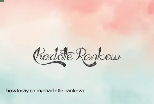 Charlotte Rankow