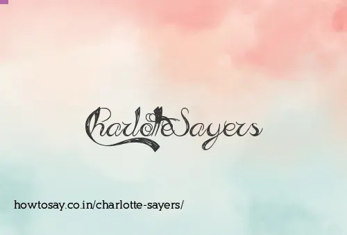 Charlotte Sayers