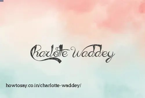 Charlotte Waddey