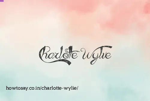 Charlotte Wylie