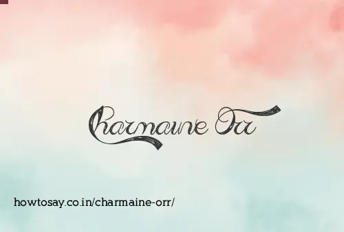 Charmaine Orr