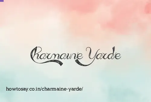 Charmaine Yarde