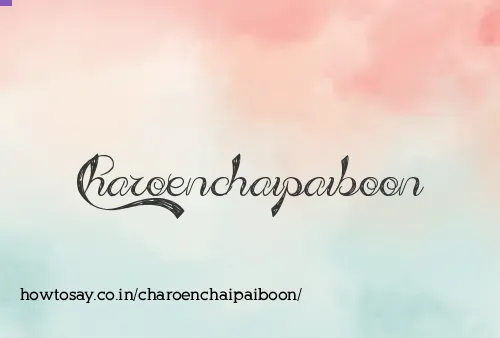 Charoenchaipaiboon