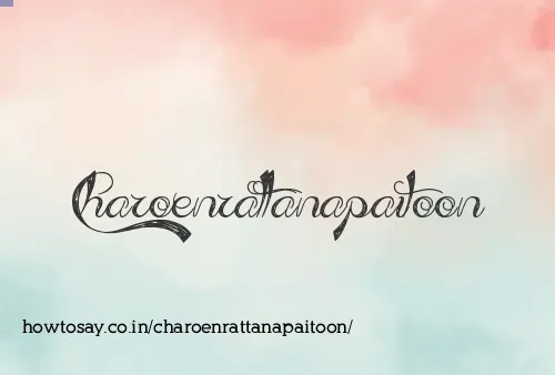 Charoenrattanapaitoon