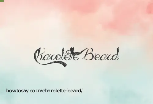 Charolette Beard