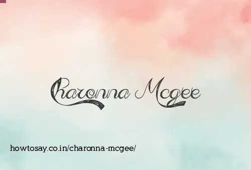 Charonna Mcgee