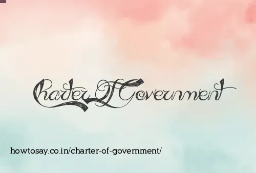 Charter Of Government