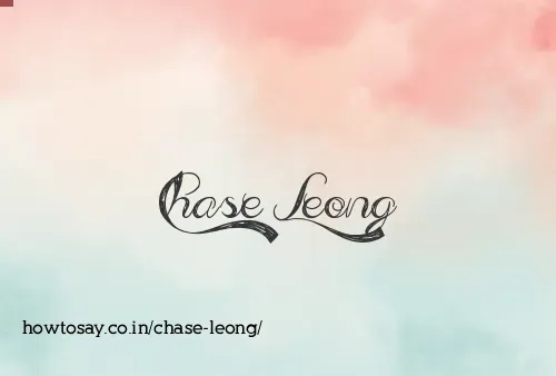 Chase Leong