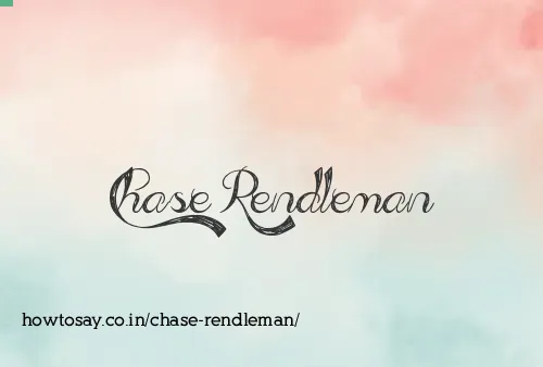 Chase Rendleman