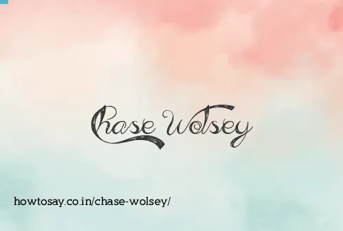 Chase Wolsey