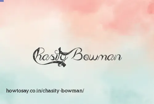 Chasity Bowman