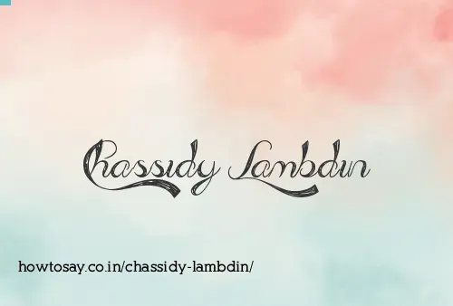 Chassidy Lambdin
