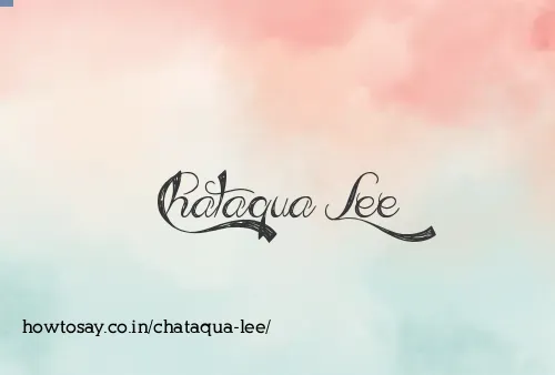 Chataqua Lee