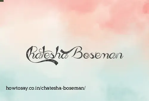 Chatesha Boseman