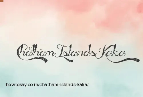 Chatham Islands Kaka