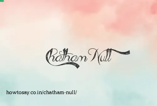 Chatham Null
