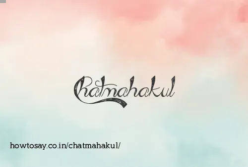 Chatmahakul
