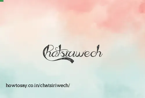 Chatsiriwech