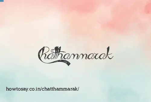 Chatthammarak