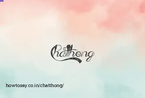 Chatthong