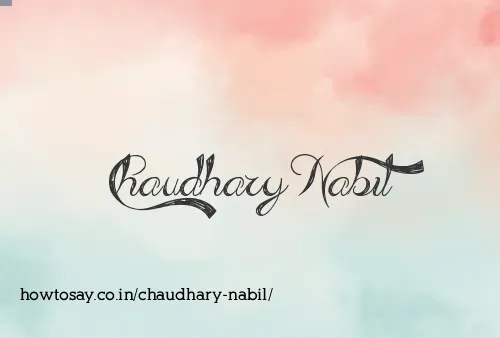 Chaudhary Nabil