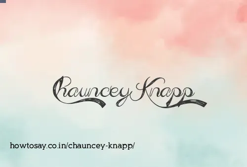 Chauncey Knapp