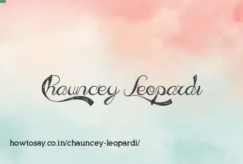 Chauncey Leopardi