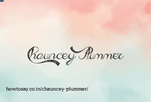 Chauncey Plummer
