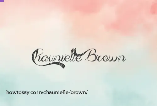 Chaunielle Brown