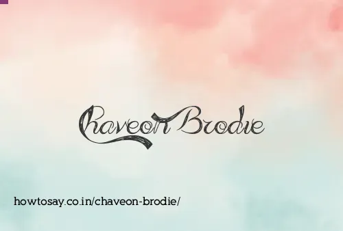 Chaveon Brodie