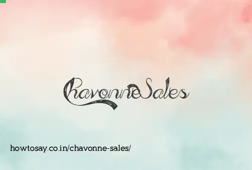 Chavonne Sales