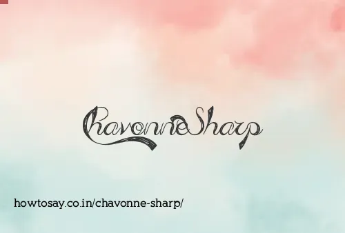 Chavonne Sharp