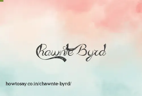 Chawnte Byrd