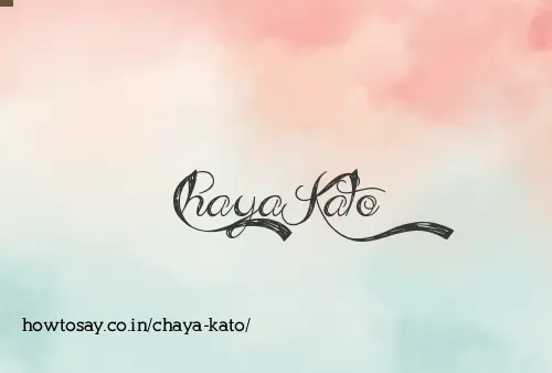 Chaya Kato