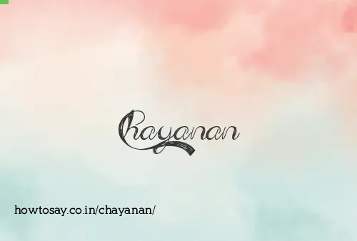 Chayanan