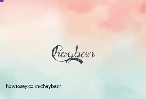 Chayban