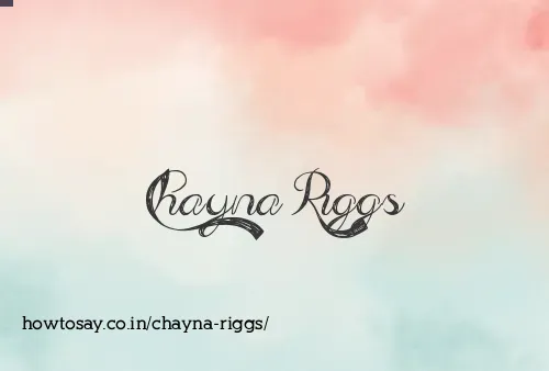 Chayna Riggs