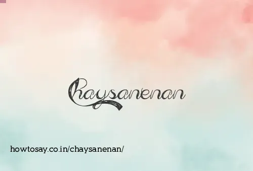 Chaysanenan