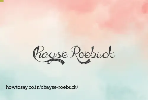 Chayse Roebuck