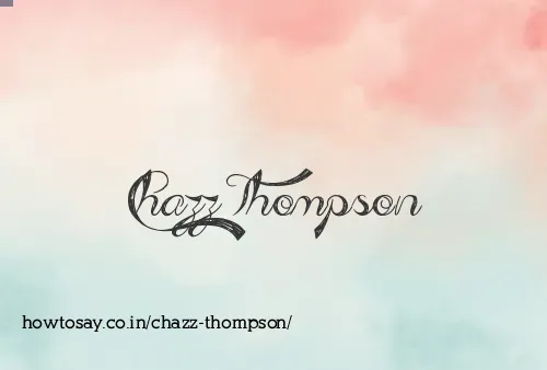 Chazz Thompson