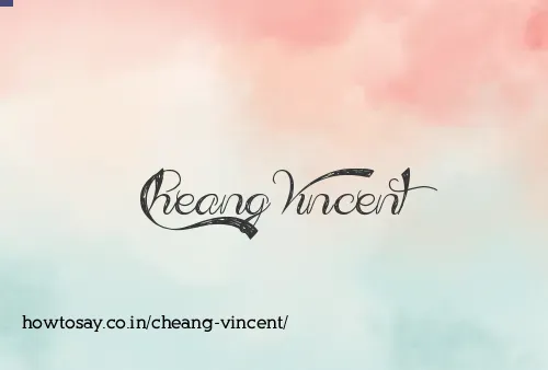 Cheang Vincent