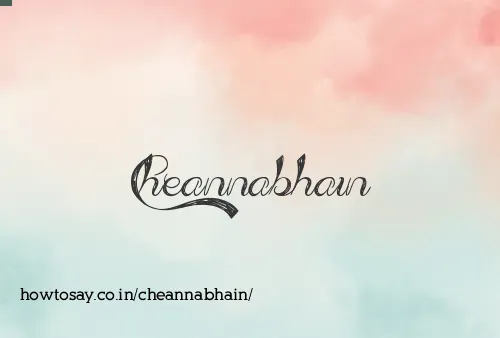 Cheannabhain