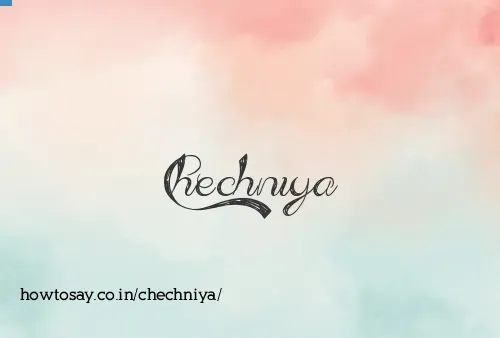 Chechniya