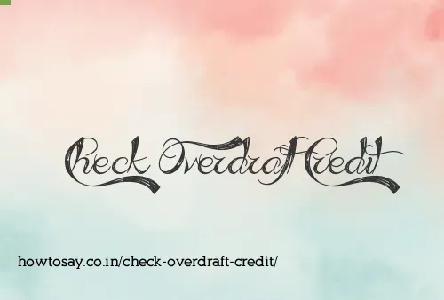 Check Overdraft Credit