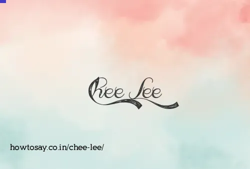 Chee Lee