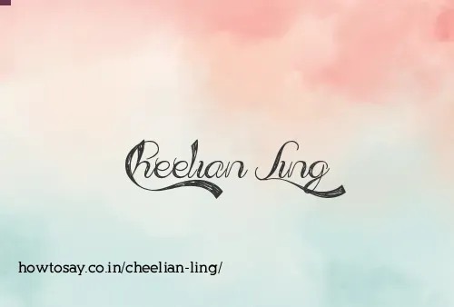 Cheelian Ling