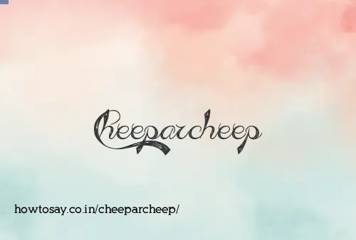 Cheeparcheep