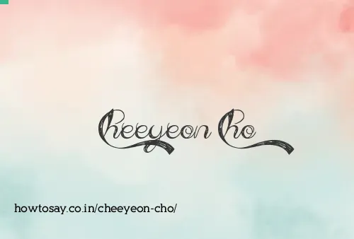 Cheeyeon Cho
