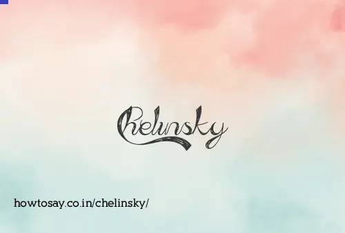 Chelinsky